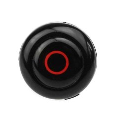 Stereo Wireless One-ear Mini Bluetooth Earphone Headphone Headset with Microphone for Cellphone iPhone Samsung (Red Black) - Intl