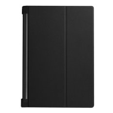 SUNSKY Custer Texture Horizontal Flip Solid Color Leather Case with Three-folding Holder for Lenovo YOGA Tab 3 Pro X90L, 10.1 inch (Black) - Intl
