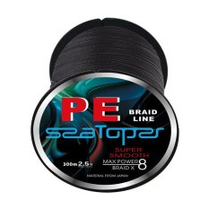 Super Strong 8 Strands 300M 0.40mm 60LB 100% PE Multifilament Braided Fishing Line (Black)