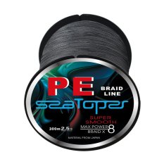 Super Strong 8 Strands 300M 0.45mm 70LB 100% PE Multifilament Braided Fishing Line (Dark Grey)