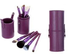 SUPERLADY Professional 12Pcs Cosmetic Makeup Make Up Brush Brushes Set Kit Tools Super Soft Pouch Bag Case Purple- Intl