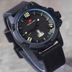 Swiss Army BOGOF Jam Tangan Pria - Kulit - Coklat - SA 7169C BL BRW