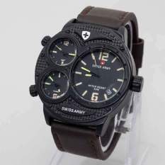 Swiss Army Mens Elegant - Triple timeKulit - SA 7169 BL GRY