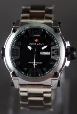 Swiss Army Watch Jam Tangan Pria - Silver Putih - Tali Stainless - SA 7169