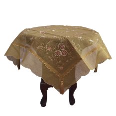 Taplak Meja 1M x 1M Serat Nenas Coklat