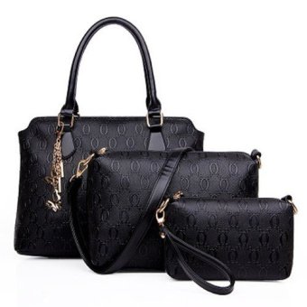 tas import 3in1 100 tas kerja tas fashion korea black tas import 3in1 100 tas kerja tas fashion korea black