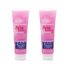 The Body Shop Peeling Spa Exfoliating Gel - Vitamin Kulit - Strawberry - 2 Pcs