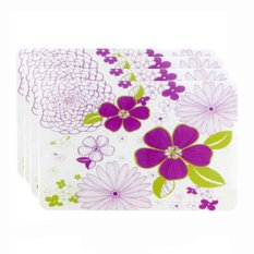 Tokomuda Alas Makan Alas Piring Table Mat Anti Slip 4pcs - Ungu