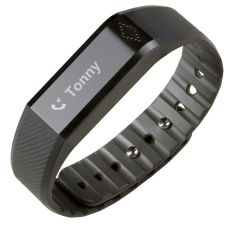 Toprime Smart Wristband X6 Bluetooth 4.0 with Fitness Monitor for Apple iPhone and Samsung Android (Black) - Intl