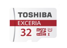 Toshiba Exceria MicroSDHC UHS-I Class 10 (48MB/s) 32GB - THN-M301R0320C4 - Putih