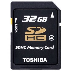 Toshiba SDHC Class 4 32GB - SD-K32GR7W4 - Hitam