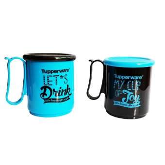 tupperware jumbo mug 2 buah biru hitam lazada indonesia tupperware jumbo mug 2 buah biru hitam lazada indonesia
