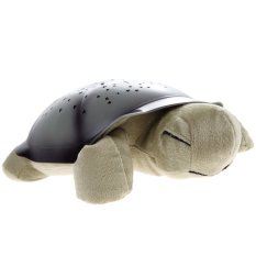 Turtle Night Light Stars Projector Baby Lamp Plush Toy Gray - Intl