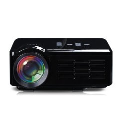 U35 Portable HDMI Mini Projector Home Cinema Theater EU Standard Black - Intl
