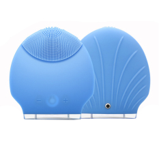 Ultrasonic Wave Shock Silica gel Wash Brush Electric beauty equipment Waterproof cleansing instrument (Intl)