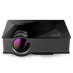 UNIC UC46 Mini Portable Projector 1080P 800 x 480 HD Digital LCD/LED Multimedia Home Theater Office Proyector Support Wifi (Black)