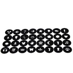 Universal Bokeh Master Kit Blur Filter for Camera 32 in 1 - Black