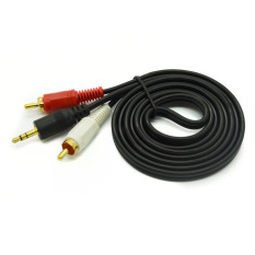 Universal Kabel Jack 3.5mm To Rca Stereo Audio Untuk Dari Hp Ke Speaker Aktif