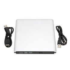 USB 3.0 Slim Portable DVD-RW External DVD Drive DVD Player Burner Writer for Linux Windows Mac OS (Intl)