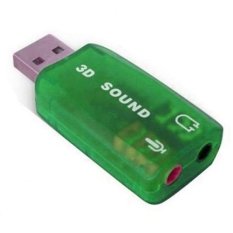 USB DSP 5.1 External Sound Card Adapter Mono Channel