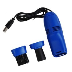 USB Mini Vacuum Keyboard Cleaner for Laptop Computer PC - Biru