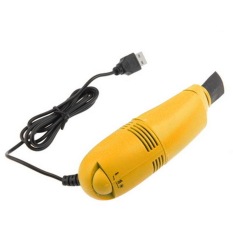 USB Mini Vacuum Keyboard Cleaner for Laptop Computer PC - Kuning