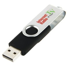 USB Worldwide Internet Radio & TV Player - Black