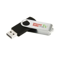 USB Worldwide Internet Radio & TV Player - MK02 - Black