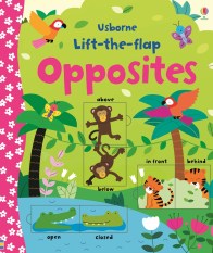 Usborne Lift The Flap Opposites (Buku Edukasi Bahasa Inggris Anak Import)