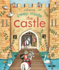 Usborne Peep Inside the Castle (Buku Edukasi Bahasa Inggris Import Anak)