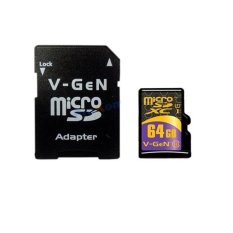 V-Gen Memory Micro SD 64GB Class 10 Turbo Series with Adapter - Hitam