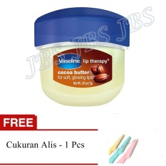 Vaseline Lip Therapy - Cocoa Butter 7gram + Cukuran Alis - 1 Pcs