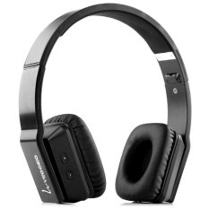 VEGGIEG V8200 Stretch Wireless Bluetooth V4.0 + EDR Hands Free Headset MP3 Music Headphone with 3.5mm Jack and Micro USB Interface for iPhone Samsung Smartphones Laptop etc. (BLACK)
