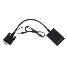 VGA To HDMI Output 1080P HD + USB Audio TV AV HDTV Video Cable Converter (Intl)