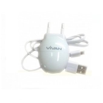 vivan adaptor usb charger powercube 1a original putih vivan adaptor usb charger powercube 1a original putih