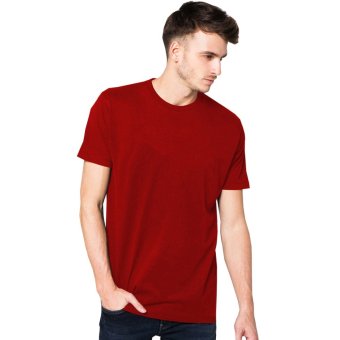 Vm Oblong Tshirt Polos Basic Pendek Katun Merah Lazada vm oblong tshirt polos basic pendek katun merah lazada