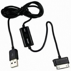 VZTEC USB 2.0 Mini Sync / Charger Cable for Samsung Galaxy Tab P1000/P3100/P5100 - S-K04 - Hitam