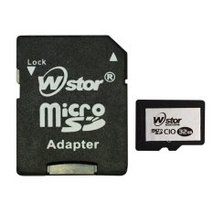 W-Stor Micro SD Class 10 With Adapter - 32GB