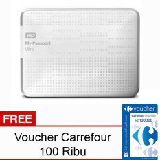 WD My Passport Ultra 2TB Putih + Voucher Carrefour 100.000