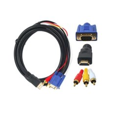 Websong HDMI to VGA + RCA Cable 1.5 Meter
