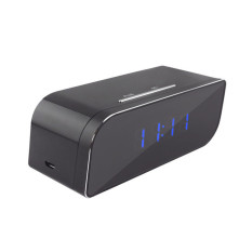 Wifi Pinhole Hidden Alarm Clock Spy Camera (Intl)