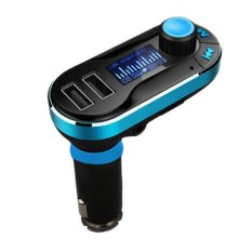 Wired FM Transmitter MP3 Player kereta Kit Pengecas Charger For Samsung iPhone 6 5S 5C UK (Intl)