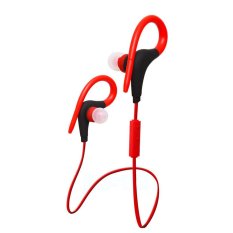 Wireless Bluetooth Sports Stereo Running Earphone (Red)