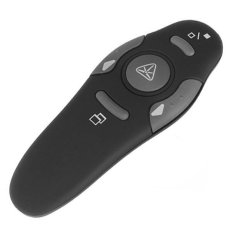 Wireless Presenter USB Remote Control Presentation Mouse Laser Pointer (Black)- INTL