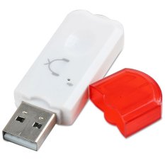 Wireless USB Bluetooth 2.1 Stereo Receiver Adapter Red (Intl)