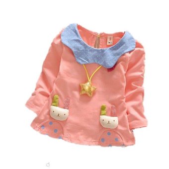 xiao baby premium top coral bunny lazada indonesia xiao baby premium top coral bunny lazada indonesia