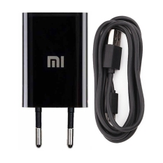 Xiaomi Travel Charger Original Charger 5V- 2A - Hitam