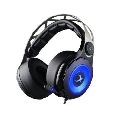 XIBERIA T18 7.1 Gaming Headphones with Retractable Microphone for PC(Black) - Intl