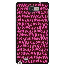 Y&M Cell Phone Case For Samsung Galaxy Note 2 Original Pink Letters Pattern Cover (Multicolor) - Intl