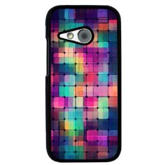 Y&M Colorful Mosaic Unique Pattern Case For HTC One M8 Mini Phone Case Multicolor - Intl